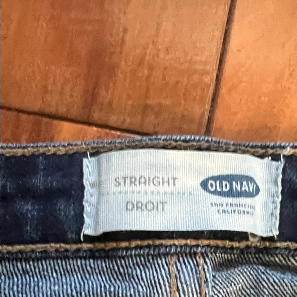 Old Navy Indigo Straight Jeans - Picture 2 of 8